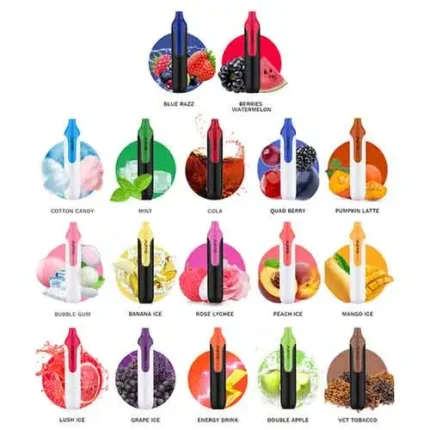 Moosh Puffmi Disposable Pen (30mg & 50mg - 1500 Puffs)