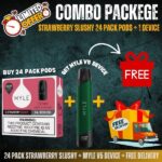 24 Pack Strawberry Slushy + Myle v5 Device Jet Black + Free Delivery - Image 4
