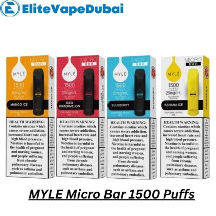 MYLE Micro Bar 1500 Puffs
