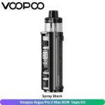 Voopoo Argus Pro 2 Max 80W Spray Black Vape Kit