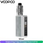 Voopoo Drag 5 Vape Kit Silver