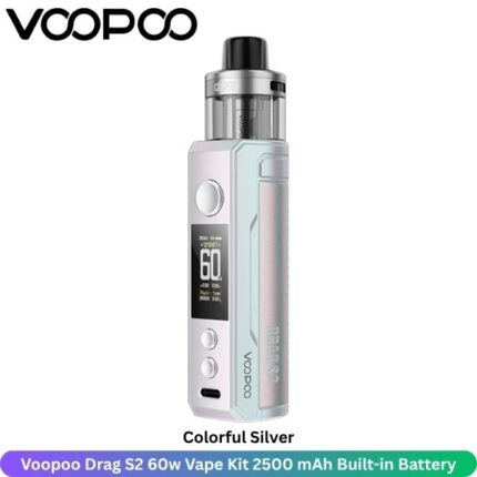 Voopoo Drag S2 60w Vape Kit Colorful Silver