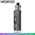 Voopoo Drag S2 60w Vape Kit Gray Metal