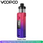 Voopoo Drag S2 60w Vape Kit Modern Red