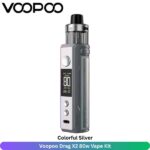 Voopoo Drag X2 80w Vape Kit Colorful Silver