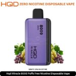 Hqd Miracle 8000 Puffs Free Nicotine Disposable Vape - Image 3